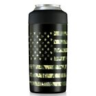 Insulated Can Holder  Black With Camo