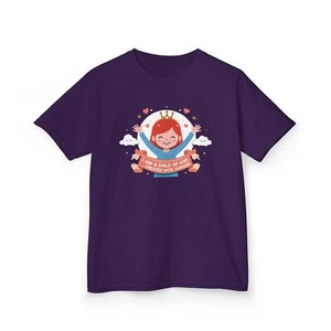 Child of God Kids T-shirt, Red Hair Girl, Christian Tee, Youth Faith Shirt - Picture 1 of 10