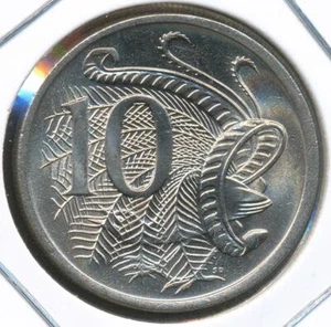 Australia 1973 Ten Cents 10c Elizabeth II - Choice Uncirculated - Imagen 1 de 3