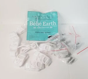 Bebe Earth Baby Safety Kit Furniture & TV Anti-Tip Straps White 8 Pieces straps - Picture 1 of 12