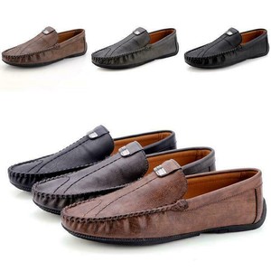 Mens Loafers Shoes Driving Moccasin Soft Flats Slip on British Pumps Leisure New