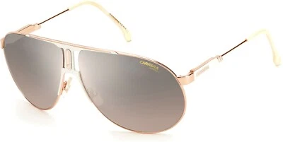 Carrera Panamerika 65 Ivory SZJG4 Silver Brown Fade New Sunglasses Authentic - Image 1 of 4