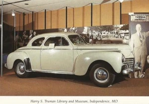 Postal Missouri Independencia Harry Truman Biblioteca 1941 Chrysler Royal Coupe - Imagen 1 de 1