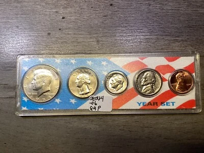 1984 Uncirculated Birth Year Set US Mint with 5 Coins in Whitman Holder 08012406 - Image 1 of 4