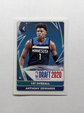 2020-21 NBA Sticker and Card Base Sticker #85 Anthony Edwards