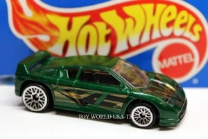 1998 Hot Wheels #820 Zender Fact 4 dark green with lace wheels - Picture 1 of 1