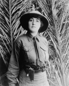 Jungle Police Woman With Gun 8x10 Reprint Of Old Photo - Picture 1 of 1