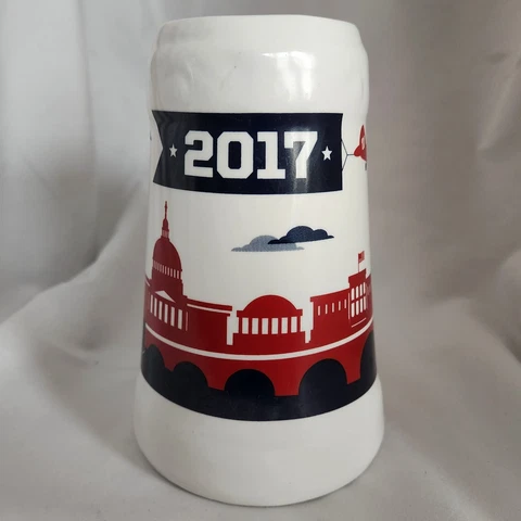 Washington Nationals 2017 Budweiser Oktoberfest Beer Stein Mug Ceramic Cover