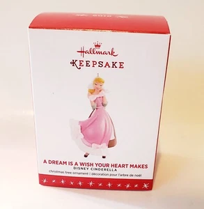 Hallmark Keepsake 2016 Disney Cinderella A Dream Is A Wish Your Heart Makes NIB - Picture 1 of 5