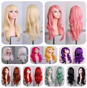 Cosplay Gelockt  Haar Wig Perücke 70cm Halloween Karneval modell7005 - Bild 1 von 21
