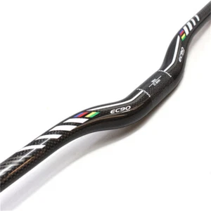 Bicicleta Fibra de Carbono Carbono MTB Manillar 31,8 Largo 600-720 Manillar Flat rise bar - Imagen 1 de 11