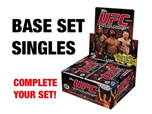 TOPPS UFC ROUND 2 2009 BASE CARD - STARS RC ROOKIES - COMPLETE YOUR SET - Picture 1 of 289