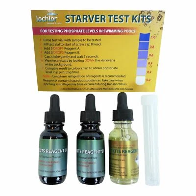 Lochlor PhosphateTest Kit Starver Swimming Pool Water - Lo Chlor - Bild 1 von 4