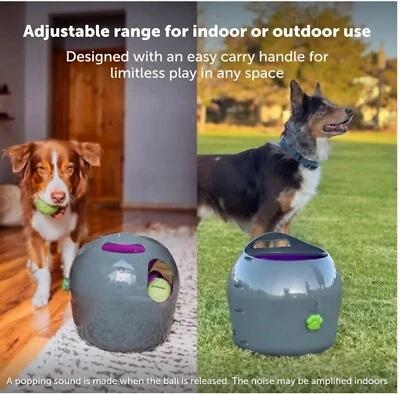 Lanzador de bolas automático PetSafe juguete interactivo para perros - con adaptador de CA. Foto 1 de 3