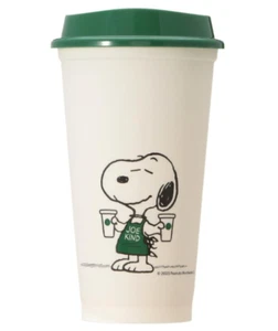 NEW! Starbucks PEANUTS Snoopy 2025 Reusable Plastic Cup 473ml Japan Limited - Picture 1 of 4
