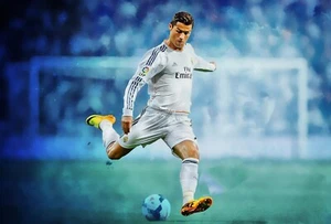 Large A3 Cristiano Ronaldo Poster (Brand New) - Picture 1 of 2