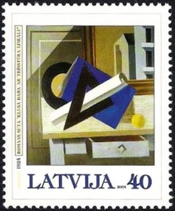 Latvia 2004 (01) Latvian Art - painter Romans Suta - Still Life (1924) - Picture 1 of 1