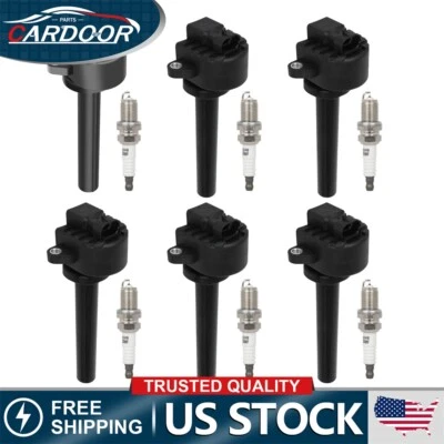 6 bobinas de encendido y bujías de iridio para Isuzu Rodeo 2000-2004 3,2 L V6 Foto 1 de 4