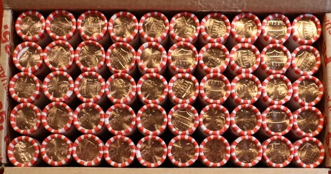 2022-D Lincoln Shield Cent Penny 10-50 Coin Rolls Uncirculated Cover