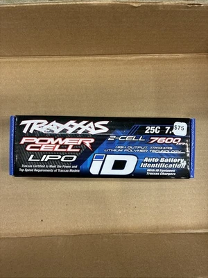 Traxxas 2869X 2S 7.4V 7600mAh 25C LiPo Battery w/ iD : Summit / XO-1 - Image 1 of 4