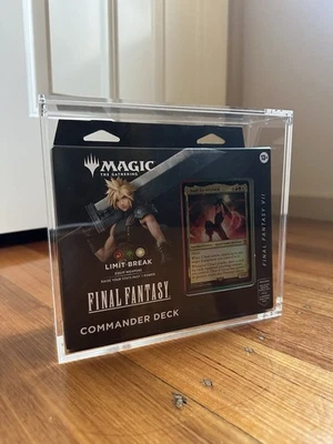 Clear Magnetic Acrylic Case for Magic the Gathering (MTG) Commander Deck - image 1 of 2