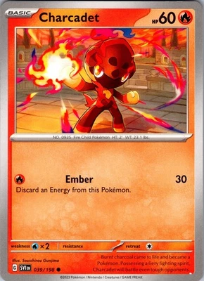 Charcadet 039/198 Common Regular SV01: Scarlet & Violet Base Set NM - Image 1 of 2