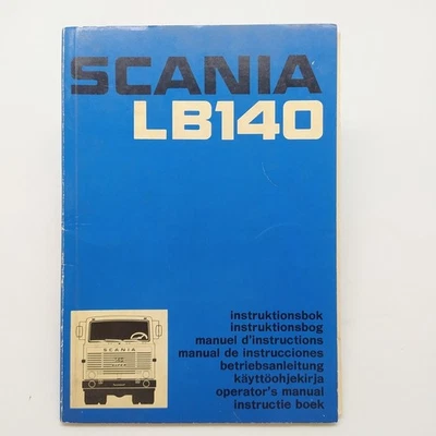 Scania Manuale d'istruzione LB140 mod. LB140； LBS140； LBT140. Macchie - Immagine 1 di 3
