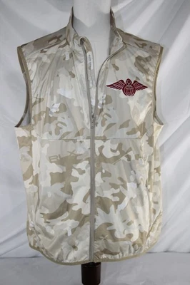 RALPH LAUREN RLX Men's XL Beige Camo Performance Vest Full Zip Golf Jacket - Image 1 of 4