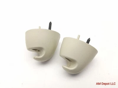 Mini Cooper S R56 R55 2012 soporte para parasol contraportador beige claro conjunto de 2 piezas Foto 1 de 3