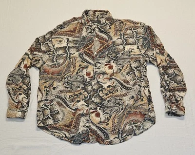 GUESS / GEORGES MARCIANO Vintage PAISLEY Mens XL Buttom Down Shirt Long Sleeve - Image 1 of 4