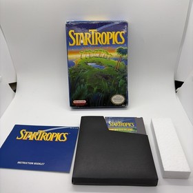 Startropics (Nintendo NES, 2000) CIB Complete With Manual