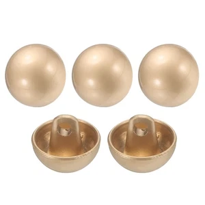 5pcs Metal Round Sewing Buttons 11.5mm Single Hole Craft DIY Button, Gold Tone - Picture 1 of 6