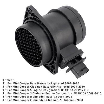 Capteur De Débitmètre D'Air Massique Pour Mini Cooper 2007-2010 1.6L 0280218205' - Photo 1/4