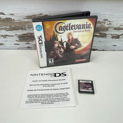Castlevania Portrait of Ruin (Nintendo DS, 2006) No Manual Tested - Image 1 of 4