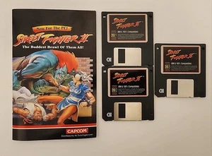 Street Fighter II PC Game Floppy Disk 3.5” IBM - Picture 1 of 1