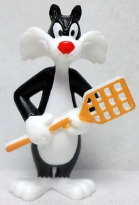 WARNER Bros VTG 1997 LOONEY TUNES 1.5'' SYLVESTER MINI PVC FIGURE - Picture 1 of 8