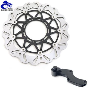 For Honda 320mm Front Brake Disc Rotor + Bracket CRF250R CRF450R CRF450X CRF250X - Picture 1 of 7