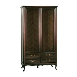 Kleiderschrank Schrank Italienische Möbel Holz Antik Style Echtholz Klassischer - Bild 1 von 12