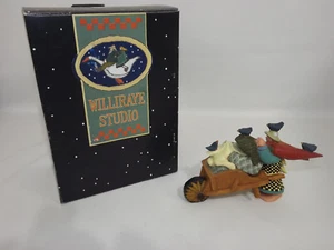 Figura Williraye Studio 1998 WW2736, niña con zanahorias empujando carretilla - Imagen 1 de 10