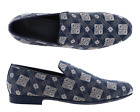 Jimmy Choo Loafers Sloane Blue Slip-On Shoes Size 11.5 New