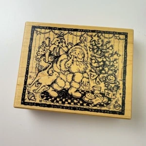 Santa, Twas Night Before Christmas~Detailed Rubber Stamp~ 4.5"X 3.5"~PSX K-3207 - Picture 1 of 9
