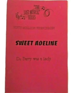 Programa de recuerdos Sweet Adeline 42nd Street Moon Productions Bay Area CA de colección - Imagen 1 de 4