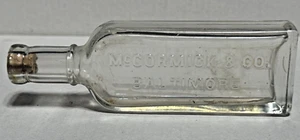 Antiguo tapón de corcho superior aplicado botella vacía Baker's Extract Co en relieve - Imagen 1 de 6
