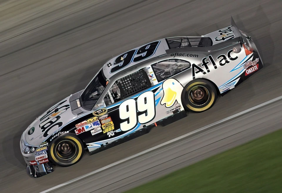 Cartel Carl Edwards Aflac NASCAR 13x19 impresión fotográfica brillante CE99A Foto 1 de 1