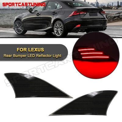 Rear Bumper Reflector Light For Lexus IS250 2014-2015 IS300 IS350 2014-2016 Lamp Foto 1 de 4