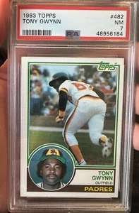 TONY GWYNN 1983 Topps #482 Rookie RC PSA 7 - Picture 1 of 2