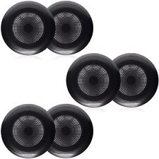 Fusion 3 Pairs EL-F651B 6.5" Marine Speakers with Black Classic Grills