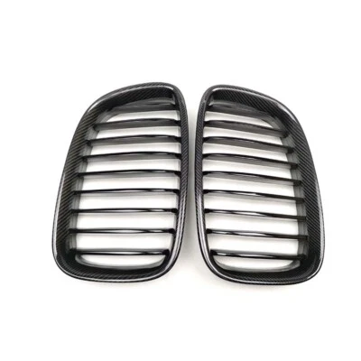 Rejilla de parachoques delantera de fibra de carbono real para BMW Serie 5 F07 535i GT 2010-2017 Foto 1 de 4