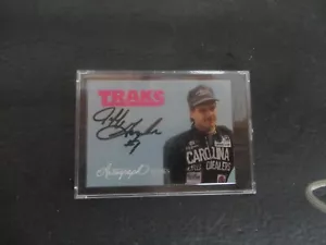 JEFF GORDON 1992 AUTOGRAPHED RACE CARD TRAKS SERIES INSERT AUTOGRAPHED CARD #A-7 - Picture 1 of 2