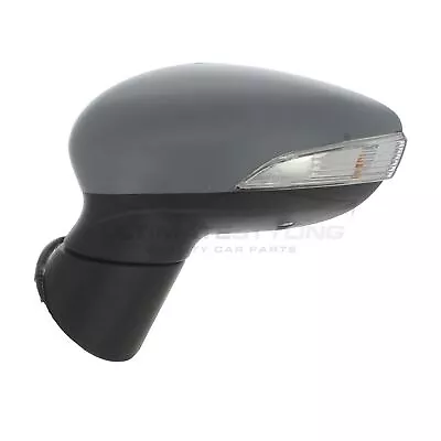 Ford Fiesta Mk7 2012-> Мощное складное дверное крыло зеркало с грунтовкой со стороны пассажира слева - Изображение 1 из 4